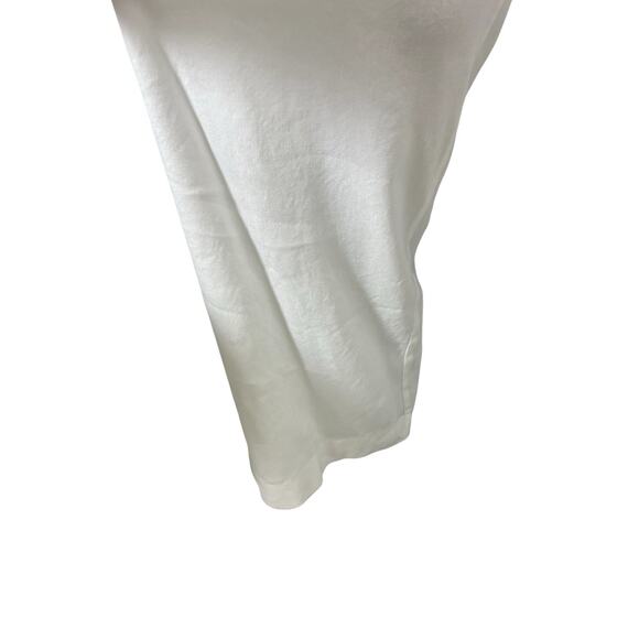 Chico’s Wide Leg Pants White Linen 2R 12 Career Quiet Luxury Bridal Office - Picture 6 of 12